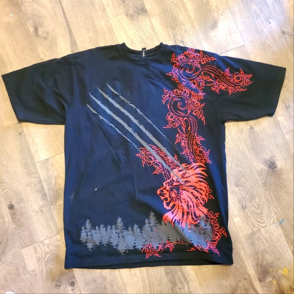 Russo mens shirt y2k